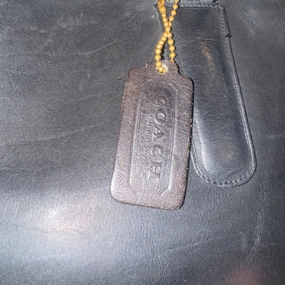 COACH NYC VINTAGE LEATHER MINI BRIEFCASE HAND BAG - Picture 6 of 7